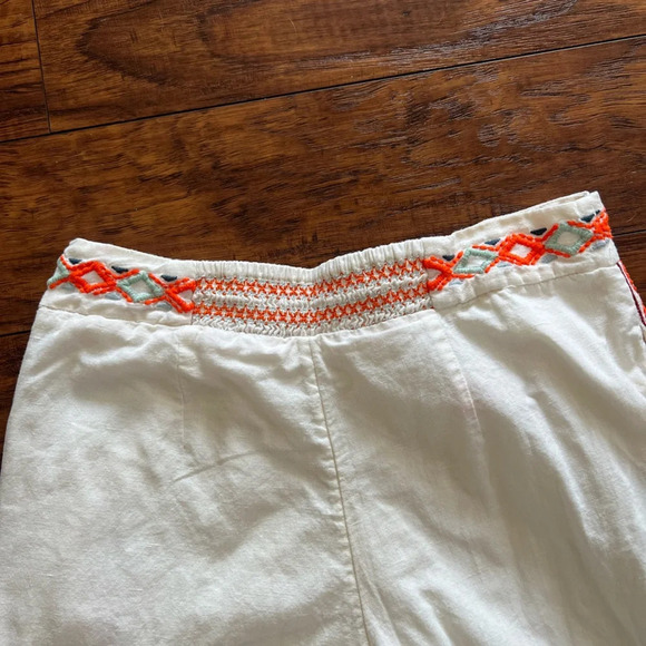 Anthropologie Islander EmbroideredCrop Pants | Size 2 - Picture 7 of 9